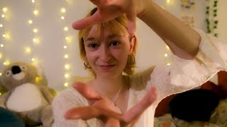 ASMR  Fast hypnotic  hand movements hands sounds and mouth sounds [upl. by Aiciled761]