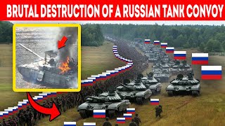 Ukraine ARMY Destroys a Huge russian CONVOY with precise hits The Best Moments [upl. by Ayaet492]