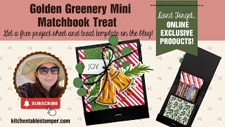 How to USE Scraps  Mini Matchbook Treat Tutorial with Kitchen Table Stamper [upl. by Lupiv456]