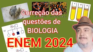 CORREÇÃO ENEM 2024  BIOLOGIA [upl. by Lamaaj]