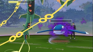 Mega Rayquaza solo against Giovanni Again [upl. by Lucrece]