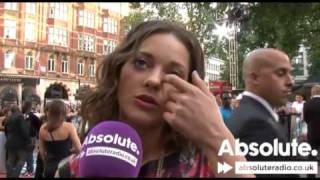 Marion Cotillard interview at Inception world premiere [upl. by Eelymmij461]