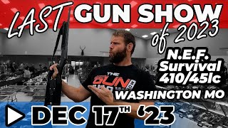 Dec 17th 2023 Gun Show NEF Survival 41045lc Washington MO [upl. by Naman]