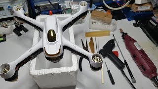 Hubsan H501S Crude Camera Adjust Mod [upl. by Enaasiali585]