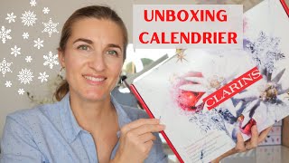 QUE VAUT LE CALENDRIER CLARINS  ⭐UNBOXING ⭐ [upl. by Gault]