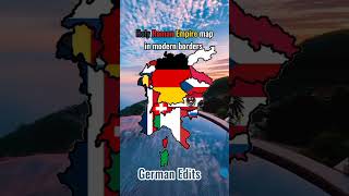 Holy Roman Empire map in modern borders shorts empire history viral [upl. by Galanti]