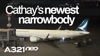 Cathay Pacific A321neo Economy Class  Chongqing ✈ Hong Kong [upl. by Selrac]