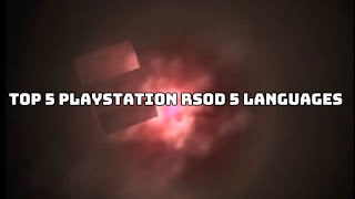 Top 5 rsod PlayStation 2 5 languages [upl. by Aratal348]