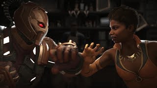 Injustice 2  Bane Vs Vixen  All IntroOutro Clash Dialogues Super Moves [upl. by Elleined]