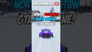 GTA 5 ONLINE HOW TO FREE ROAM NORTH YANKTON ❄️ gtaglitch gtahalloween gta5 gtaonline shorts [upl. by Louanne]