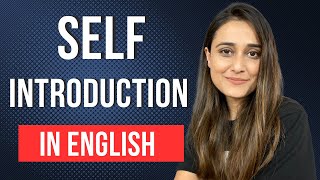 Self Introduction in English in simple words  How to introduce yourself in English to others [upl. by Egidio800]