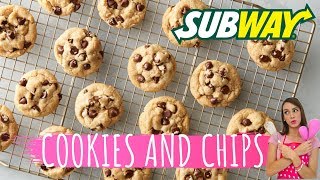 Galletas con chips al estilo SUBWAY  Tips para que queden ¡ PERFECTAS  Receta en la descripcion [upl. by Kim]