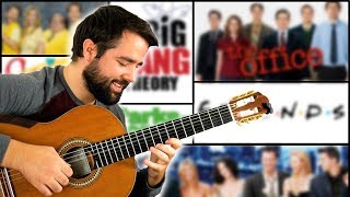 TOP TV SITCOM THEMES ON GUITAR [upl. by Bev210]