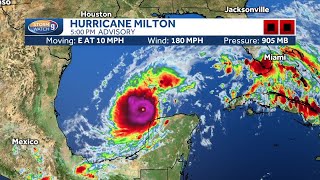 Tracking Milton Intensifies into Category 5 hurricane [upl. by Edva]