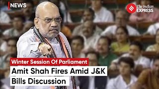 Amit Shah Speech Parliament Amit Shah Fires On TMC MP Saugata Roy In Lok Sabha  Winter Session [upl. by Dickerson]