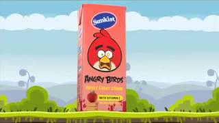 Sunkist Angry Birds Commercial quotSLINGSHOTquot [upl. by Ayoted]