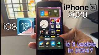 iOS 18 on iPhone SE 2020 SE2 [upl. by Tollman939]