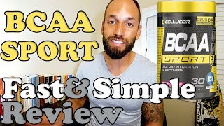 BCAA Sport  Cellucor  Supplement Review [upl. by Boynton]