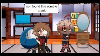 Zombie apocalypse prank 💀  gacha life [upl. by Porush477]