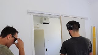 Sliding Door to a Tiny Ensuite [upl. by Uzzial]