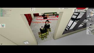 Firefighter in Roblox Brookhaven [upl. by Ynohtnacram]