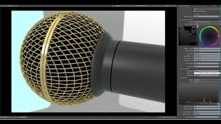 Luxology modo  Modeling a Microphone [upl. by Nnaylrebmik318]