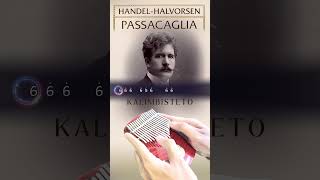 How to play Passacaglia Handel amp Halvorsen kalimbatabs [upl. by Mcdade]