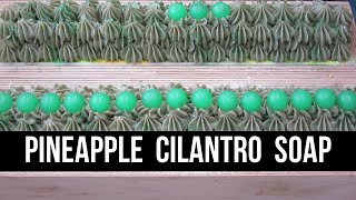 Pineapple Cilantro Soap Remake  Royalty Soaps [upl. by Pernell379]