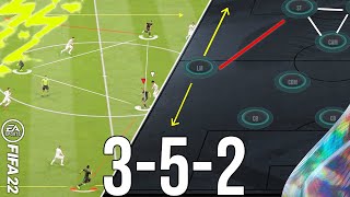 Why 352 is the NEW BEST Meta Formation To Give You Wins TACTICS  FIFA 22 [upl. by Asinla479]