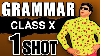 1 PAGE TRICKS  Class 10 English GRAMMAR one shot tensemodals reported speechsubject🔥 2024 [upl. by Hallimaj554]