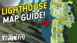 How To Survive On Lighthouse  Tarkov Map Guide [upl. by Primaveria]