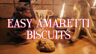 amaretti biscuits 💫 easy amp gluten free  vlogmas 2020 day 11 [upl. by Mamie]