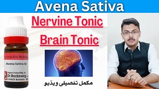 Avena Sativa Q Homeopathy uses  The Best Tonic Medicine Avena Sativa  Detailed Session [upl. by Euqirat]