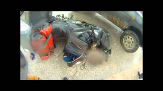 Vstrom Down  Bike Crash Albaniawmv [upl. by Hyland80]