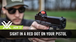 How to Sight In a Red Dot on your Pistol [upl. by Ahtan]