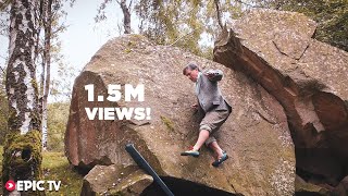 Johnny Dawes Impeccable Technique NOHANDS ClimbingIn TWEED  EpicTV Clips [upl. by Antonina]