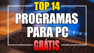 Melhores Programas Gratuitos 2023 para PC Desktop  TOP 14  Totalmente Grátis [upl. by Nelhsa20]