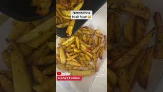 FRENCH FRIES AIR FRYER food yummy healthy [upl. by Adelheid]