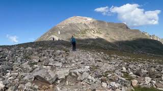 Hiking Quandary Mountain Colorado [upl. by Xyla]