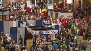 San Diego ComicCon 2008 Booths and Crowds [upl. by Chappy]