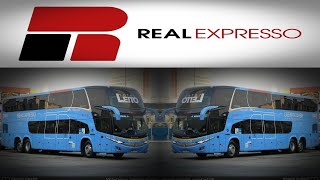 Viação Real Expresso  Marcopolo G7 1200 6x2 MercedesBenz O500RSD  ets2 busaoviajante [upl. by Lambart39]