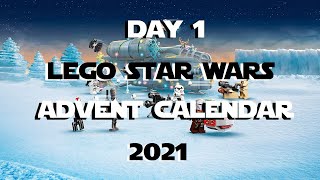 LEGO Star Wars Advent Calendar 2021 Day 1 [upl. by Medora]