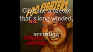 Foo Fighters  Exhausted  Lyrics  HD [upl. by Ramso235]