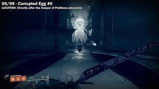 All 9 Corrupted Egg Locations in quotThe Shattered Thronequot Dungeon Destiny 2 Forsaken [upl. by Dredi]