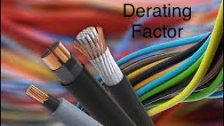 Calculation of Derating Factors of Cables [upl. by Slater718]