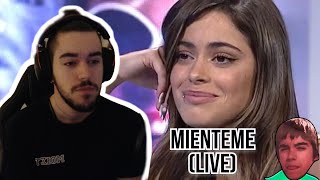 REACCIÓN A  TINI  MIENTEME LIVE  ENTREVISTA LOS MAMMONES [upl. by Yecnay]