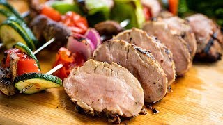 How to Make Perfectly Juicy Grilled Pork Tenderloin  The Stay At Home Chef [upl. by Ayotnahs]