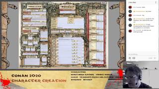 Live Stream 1 Conan Character Creation [upl. by Cressy]