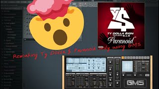 Remaking Ty Dolla Signs Paranoid with Stock FL Studio Plugins [upl. by Rosie]