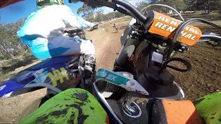 GOPRO ONBOARD  250CC CESSNOCK MX 2017 [upl. by Newcomer]